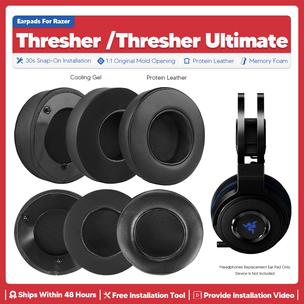 Gaming Accessories Headset - Bantalan telinga pengganti untuk Razer threser
