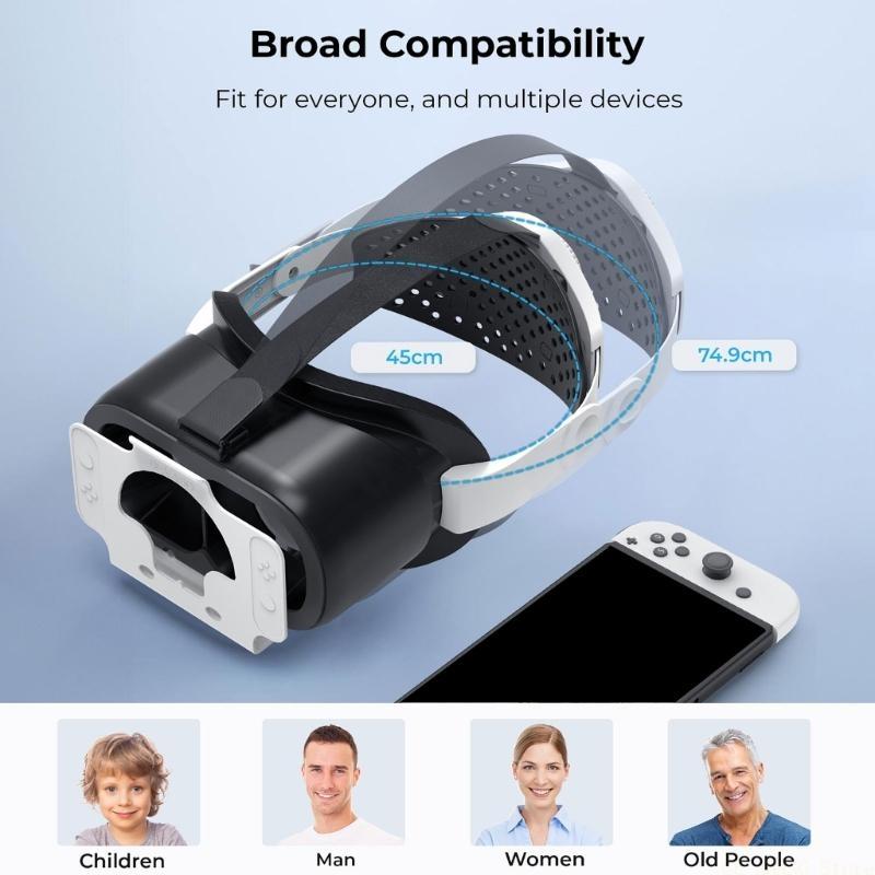 Virtual Gaming Accessories - Kacamata Realitas Virtual Headset E56B untuk