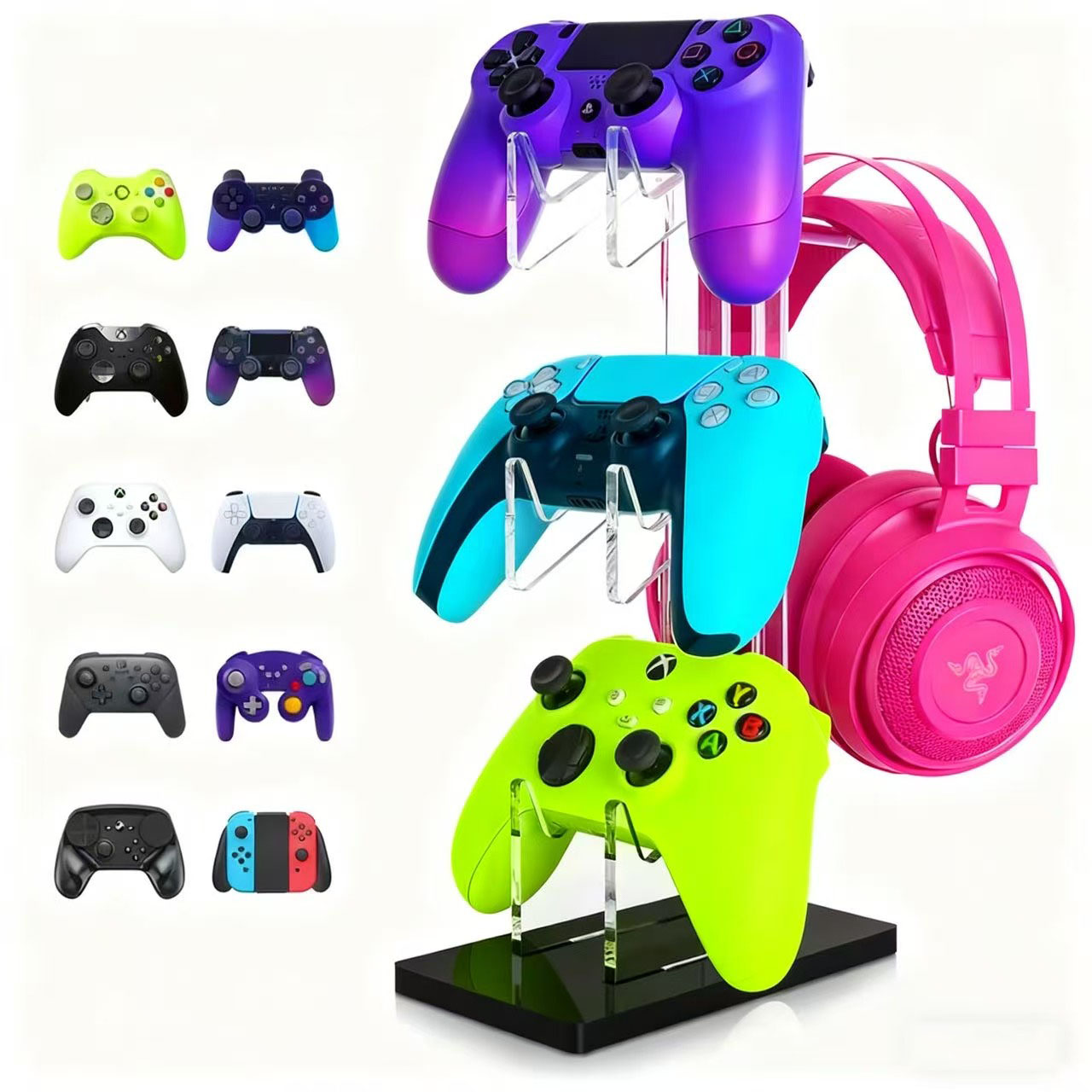 Penyangga Pengontrol dan Duduk - Gaming Accessories Headset ulasan dan harga