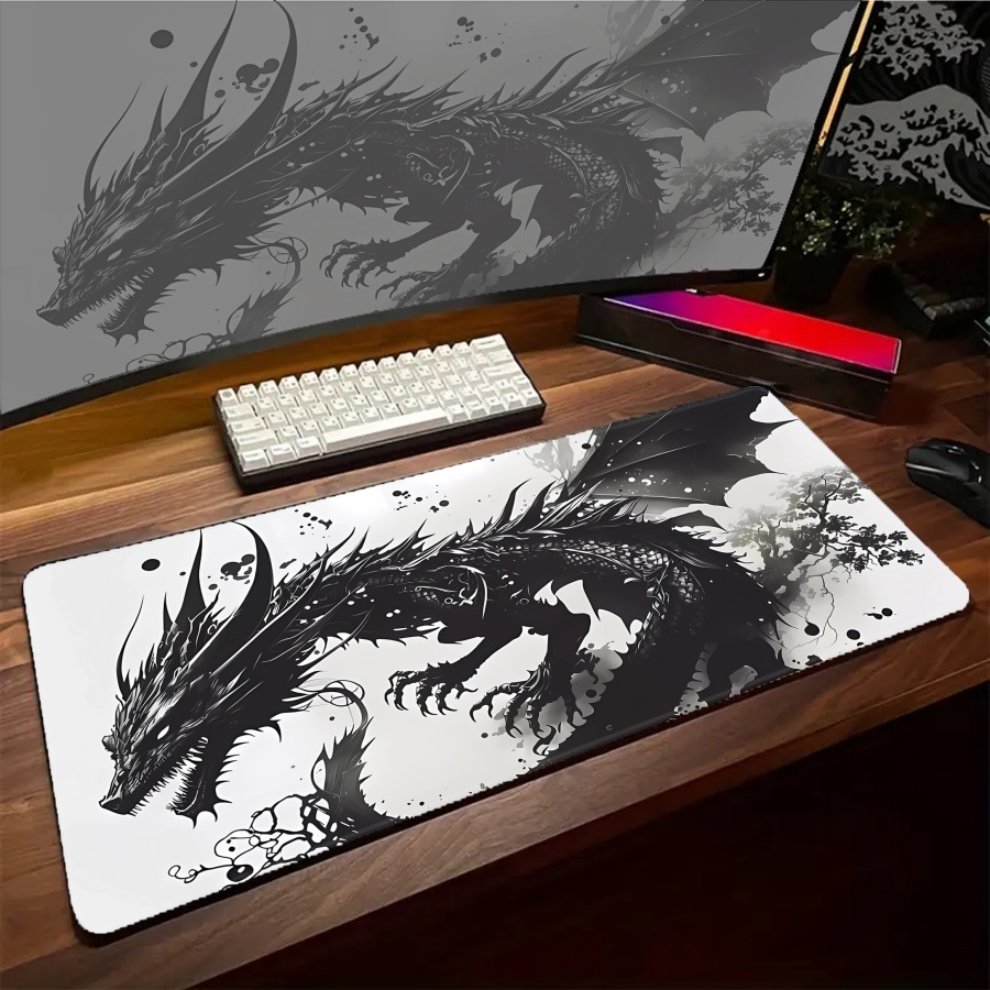 Alas Mouse Besar Kawaii Dragon - Gaming Accessories Pc Setup ulasan dan harga