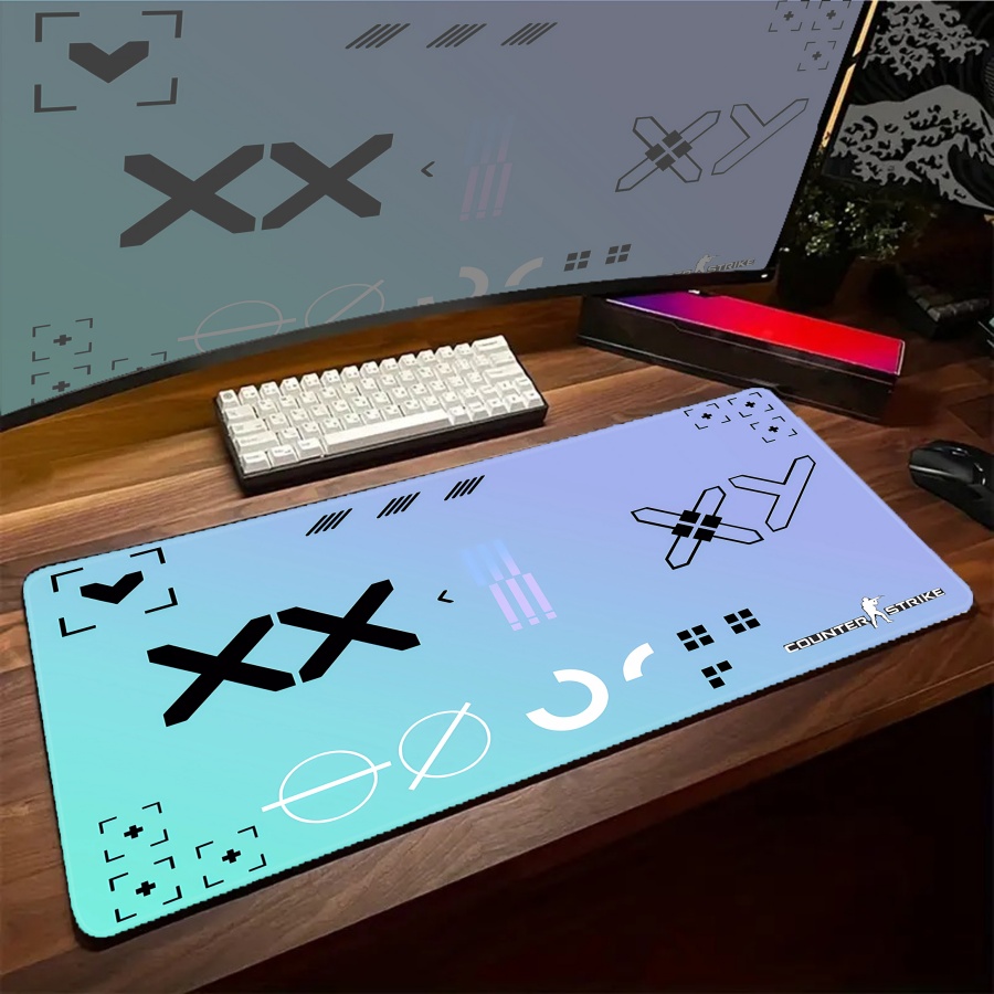 Kawaii XXL Alas Mouse Besar Lu - Gaming Accessories Pc Setup ulasan dan harga