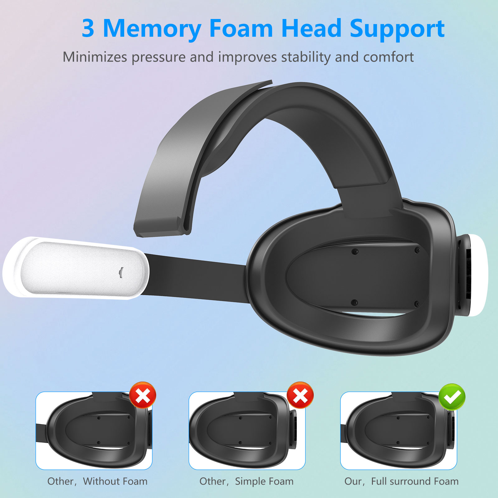 Untuk Meta Quest3 dan Quest3s, - Gaming Accessories Headset ulasan dan harga
